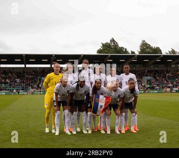 Dublin, Irlande. 06 juillet 2023. Équipe de France (Hugh de Paor/SPP) crédit : SPP Sport Press photo. /Alamy Live News Banque D'Images