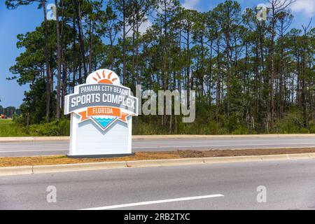 Panama City Beach, FL - 28 juin 2023 : Panama City Beach Sports Complex dispose de baseball, soccer et autres installations pour les événements sportifs Banque D'Images