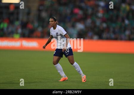 Dublin, Irlande. 06 juillet 2023. Estelle Cascarino (Manchester United) (Hugh de Paor/SPP) crédit : SPP Sport Press photo. /Alamy Live News Banque D'Images