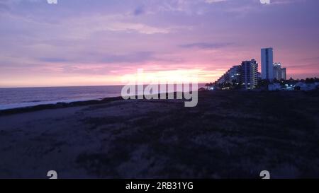 PHOTOGRAPHIE DE DRONE À SAN CARLOS SONORA MEXIQUE Banque D'Images