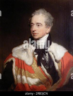 Charles Abbot, 1e baron Colchester 1824 par Thomas Lawrence Banque D'Images