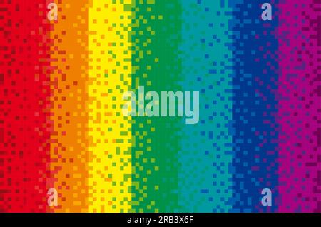 Motif de pixels. Arrière-plan de conception de mosaïque abstraite. Arrière-plan multicolore. Illustration vectorielle. Illustration de Vecteur