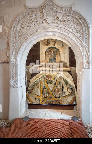 Chapelle de Bethléem ancien oratoire islamique au Musée Santa Cruz intérieur - Tolède, Espagne Banque D'Images