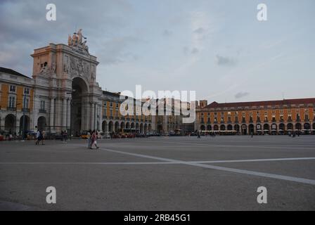 lisboa ao por do sol Banque D'Images