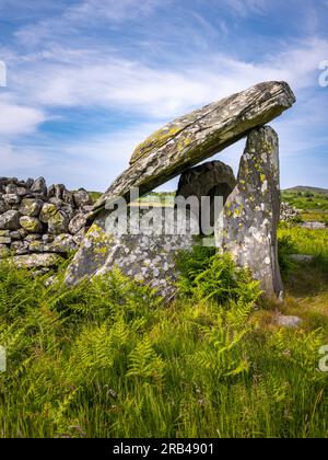 Gwern Einion Burial Chamber, Llanfair, pays de Galles du Nord, Royaume-Uni Banque D'Images