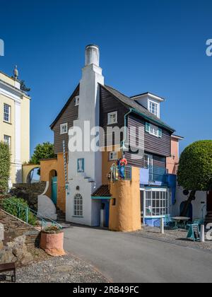 Toll House, Portmeirion, pays de Galles du Nord, Royaume-Uni Banque D'Images