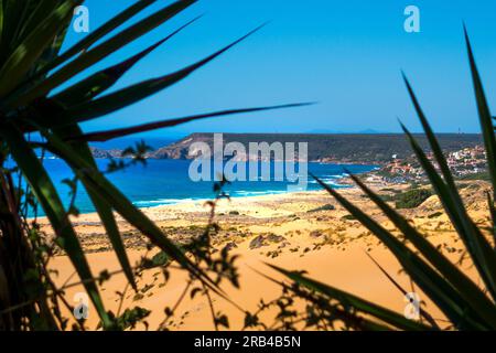 Costa Verde, Arbus, Torre dei Corsari - PistiSis Beach, Sardaigne, Italie Banque D'Images