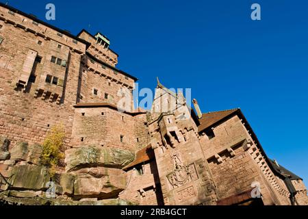 Château du Haut-koenigsbourg, orschwiller, alsace, france Banque D'Images