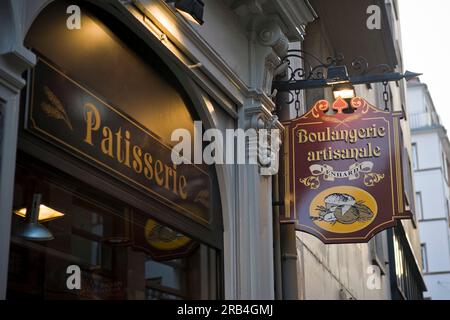 France, Alsace, Strasbourg, l'artisanat boulangerie Banque D'Images