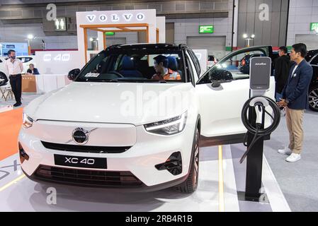 Bangkok, Thaïlande. 07 juillet 2023. Une Volvo XC 40 exposée au Thailand Fast Auto Show 2023 au Bangkok International Trade and Exhibition Center (BITEC). Crédit : SOPA Images Limited/Alamy Live News Banque D'Images