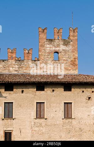 Château de Malpaga. Lombardie. Italie Banque D'Images