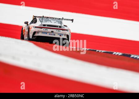 #6 Gustav Burton (Royaume-Uni, Fach Auto Tech), Porsche Mobil 1 Supercup au Red Bull Ring le 30 juin 2023 à Spielberg, Autriche. (Photo de HIGH TWO) Banque D'Images