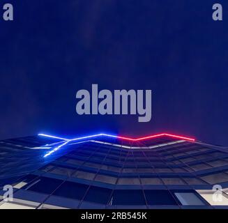 regarder la façade extérieure du bâtiment firstbank à nashville, tennessee Banque D'Images