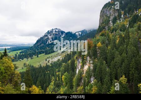 Autour de fussen. Bavière. Allemagne Banque D'Images