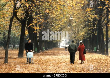 Giardini Pubblici à Milan. Italie Banque D'Images