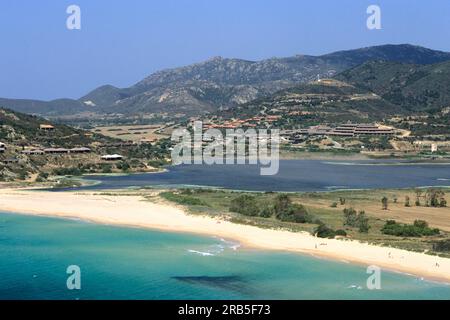 Baia Di Chia. Sardaigne. Italie Banque D'Images