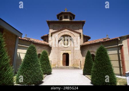 Cimetière San Cassiano. Predappio. Emilia Romagna. Italie Banque D'Images