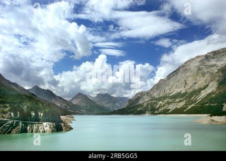 Dighe Di Cancano. Fraele Valley. Valdidentro. Lombardia. Italie Banque D'Images