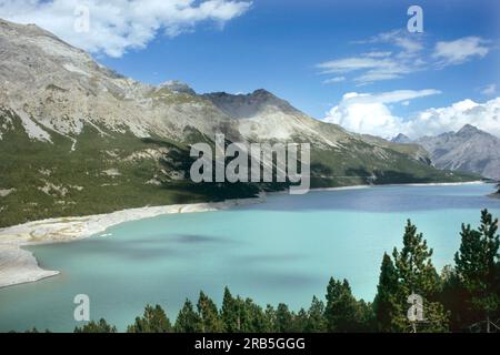 Dighe Di Cancano. Fraele Valley. Valdidentro. Lombardia. Italie Banque D'Images