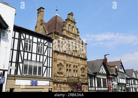 Architecture historique à Wigan dans le Grand Manchester Banque D'Images