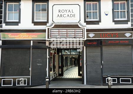 Royal Arcade à Wigan Banque D'Images