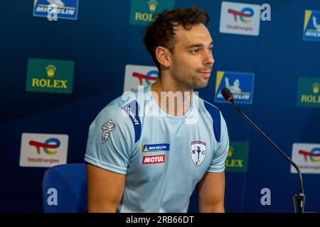 Monza, Italie. 07 juillet 2023. Nathanael Berthon (Glickenhaus) crédit : Live Media Publishing Group/Alamy Live News Banque D'Images