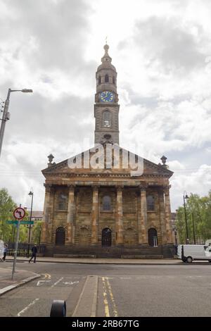 St Andrew's in the Square, ancienne église classée catégorie A du XVIIIe siècle à Glasgow, en Écosse Banque D'Images