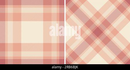 Tissu à carreaux de fond de texture tartan avec un motif vectoriel textile sans couture dans des couleurs vintage. Illustration de Vecteur