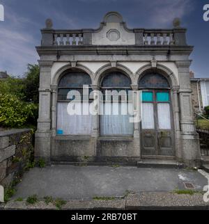 Une ancienne boutique de l'époque victorienne à Hayle, Cornouailles, Royaume-Uni Banque D'Images