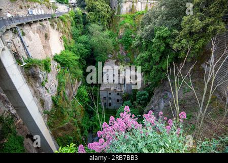 Vallée des Moulins - Sorrente - Italie Banque D'Images