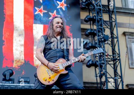 Italie 29 juin 2023 Skid Row - première partie de KISS - live at Piazza Napoleone Lucca © Andrea Ripamonti / Alamy Banque D'Images