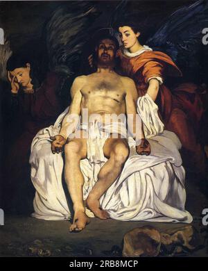 Le Christ mort aux anges 1864 ; Paris, France par Edouard Manet Banque D'Images