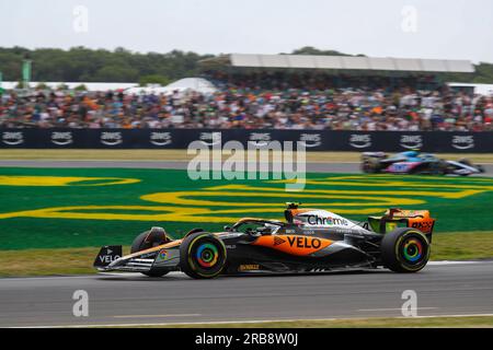 Lando Norris (GBR) McLaren MCL60 en FORMULE 1 ARAMCO BRITISH GRAND PRIX 2023 - jUL7-9 Silverstone, Grande Bretagne Banque D'Images