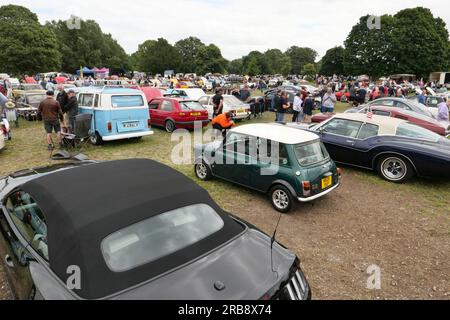 Salon automobile de Markeaton, Derby, 2023 Banque D'Images