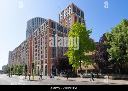 Garrett Mansions West End Gate, Edgware Road, Londres Banque D'Images