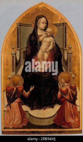 Triptyque de San Giovenale. Panneau central 1423 par Masaccio Banque D'Images