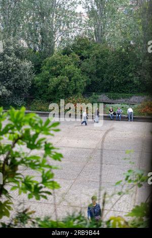 Jardins Calouste Gulbenkian, Lisbonne, Portugal Banque D'Images