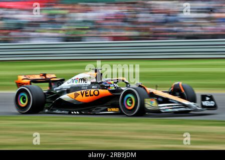 Silverstone, Royaume-Uni. 08 juillet 2023. Oscar Piastri (AUS) McLaren MCL60. 08.07.2023. Formula 1 World Championship, Rd 11, British Grand Prix, Silverstone, Angleterre, Jour de qualification. Le crédit photo doit se lire : XPB/Press Association Images. Crédit : XPB Images Ltd/Alamy Live News Banque D'Images