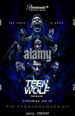 Affiche Teen Wolf the Movie 2023 Banque D'Images