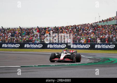 Nico Hulkenberg (GER) Haas F1 Team pendant la séance de qualification de samedi - FORMULE 1 ARAMCO GRAND PRIX DE GRANDE-Bretagne 2023 - jUL7-9 Silverstone, Grande Bretagne Banque D'Images