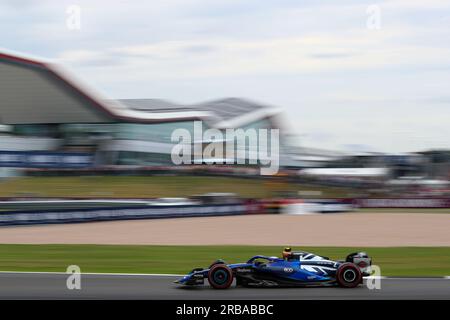 Logan Sargeant (USA) Williams Racing pendant la séance de qualification du samedi - FORMULE 1 ARAMCO BRITISH GRAND PRIX 2023 - jUL7-9 Silverstone, Grande-Bretagne Banque D'Images