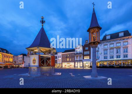 Den Bosch, Brabant du Nord, pays-Bas, Markt Square, Banque D'Images