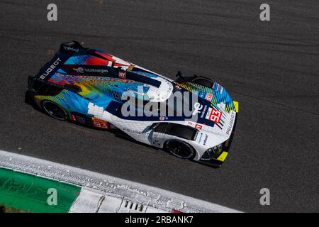 Circuit de Monza, Monza, Lombardie, Italie. 8 juillet 2023. Championnat du monde d'Endurance FIA 2023, 6 heures de Monza ; Peugeot Totalenergies 9X8 crédit : action plus Sports/Alamy Live News Banque D'Images