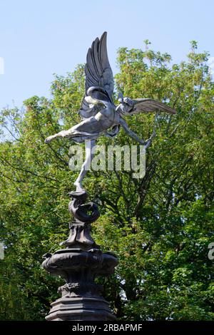 Fontaine d'Eros, Sefton Park, Dingle, Liverpool, Angleterre, Royaume-Uni Banque D'Images