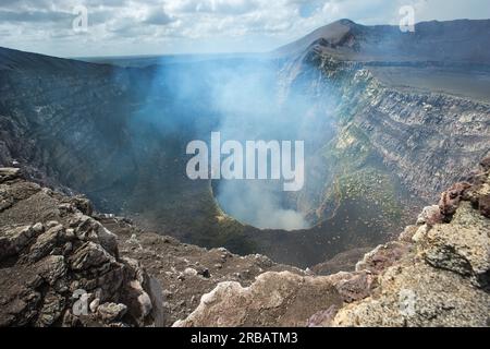 Volcan Masaya, Parc national du volcan Masaya, Masaya, Nicaragua Banque D'Images