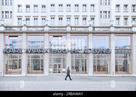 Karl-Marx-Buchhandlung, Berlin, Allemagne Banque D'Images