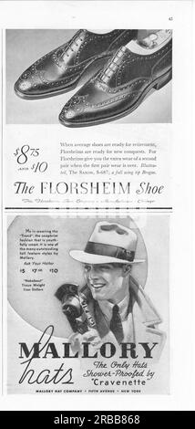 Vintage Time Magazine 21 septembre 1936 publication publicitaire, États-Unis Banque D'Images