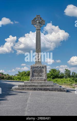 Monument commémoratif de guerre à St Saviour's point, Padstow, nord des Cornouailles, Angleterre, Royaume-Uni Banque D'Images