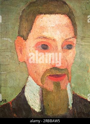 Portrait de Rainer Maria Rilke 1906 par Paula Modersohn Becker Banque D'Images