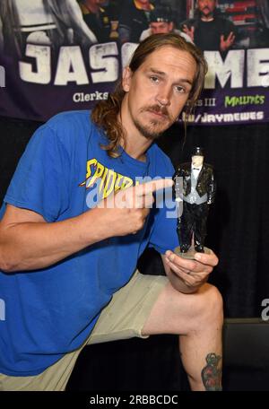 Knoxville, Tennessee, États-Unis. 8 juillet 2023. Jason Mewes à une apparition publique pour Fanboy Expo Knoxville Convention, Knoxville Convention Center, Knoxville, TN le 8 juillet 2023. Crédit : Derek Storm/Everett Collection/Alamy Live News Banque D'Images